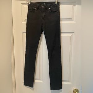 Just Black Denim Midrise Stretch Skinny Jeans, Color Black, Size 26 EUC